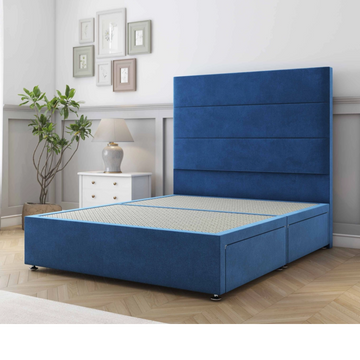 double bed with storage