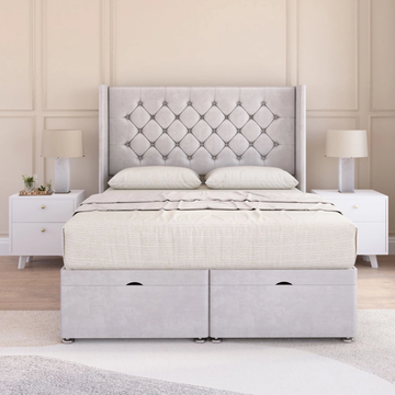 king size bed ottoman