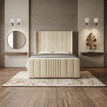 Luxury Wingback Bed