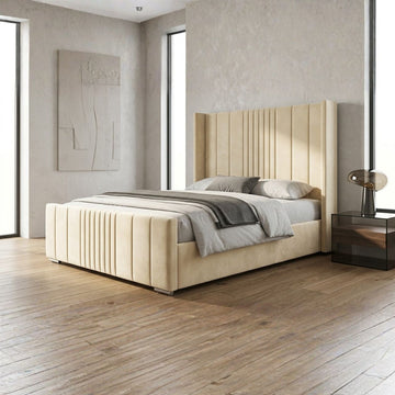 Luxury Wingback Bed