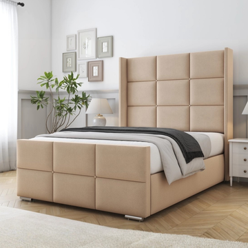 Vienna Wingback Ottoman Bed