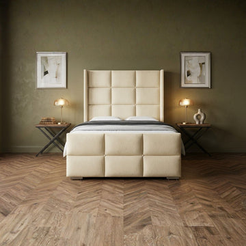 Vienna Wingback Ottoman Bed