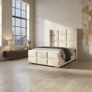Vienna Wingback Ottoman Bed