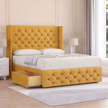 Wingback Chesterfield Divan Bed