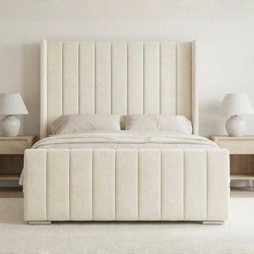 Wingback Liner Ottoman Bed