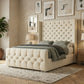 Remora Chesterfield Wingback Bed