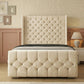 Remora Chesterfield Wingback Bed
