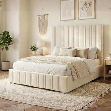Dakota Textured Ottoman Bed