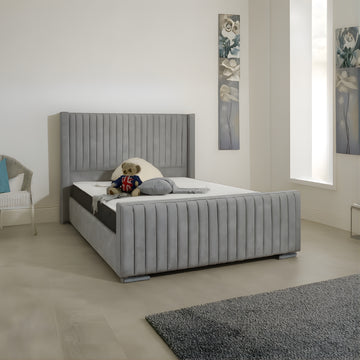 Wingback Ottoman Bed