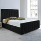 black ottoman bed