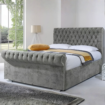 Solis Scrolling Ottoman Bed