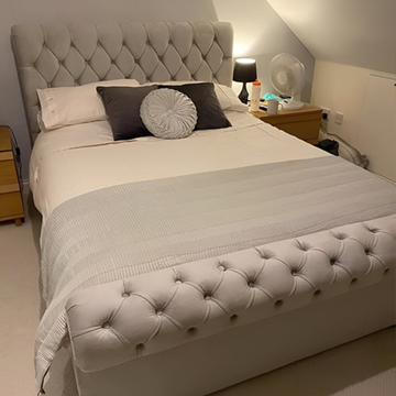 Solis Scrolling Ottoman Bed