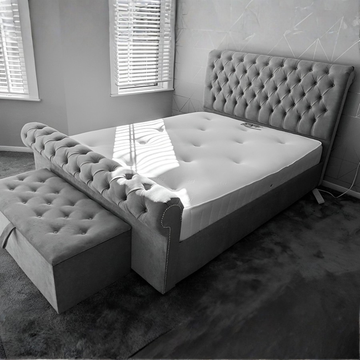 Solis Scrolling Ottoman Bed