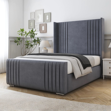 Verona Wingback Ottoman Bed