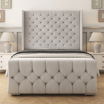 Remora Chesterfield Wingback Bed